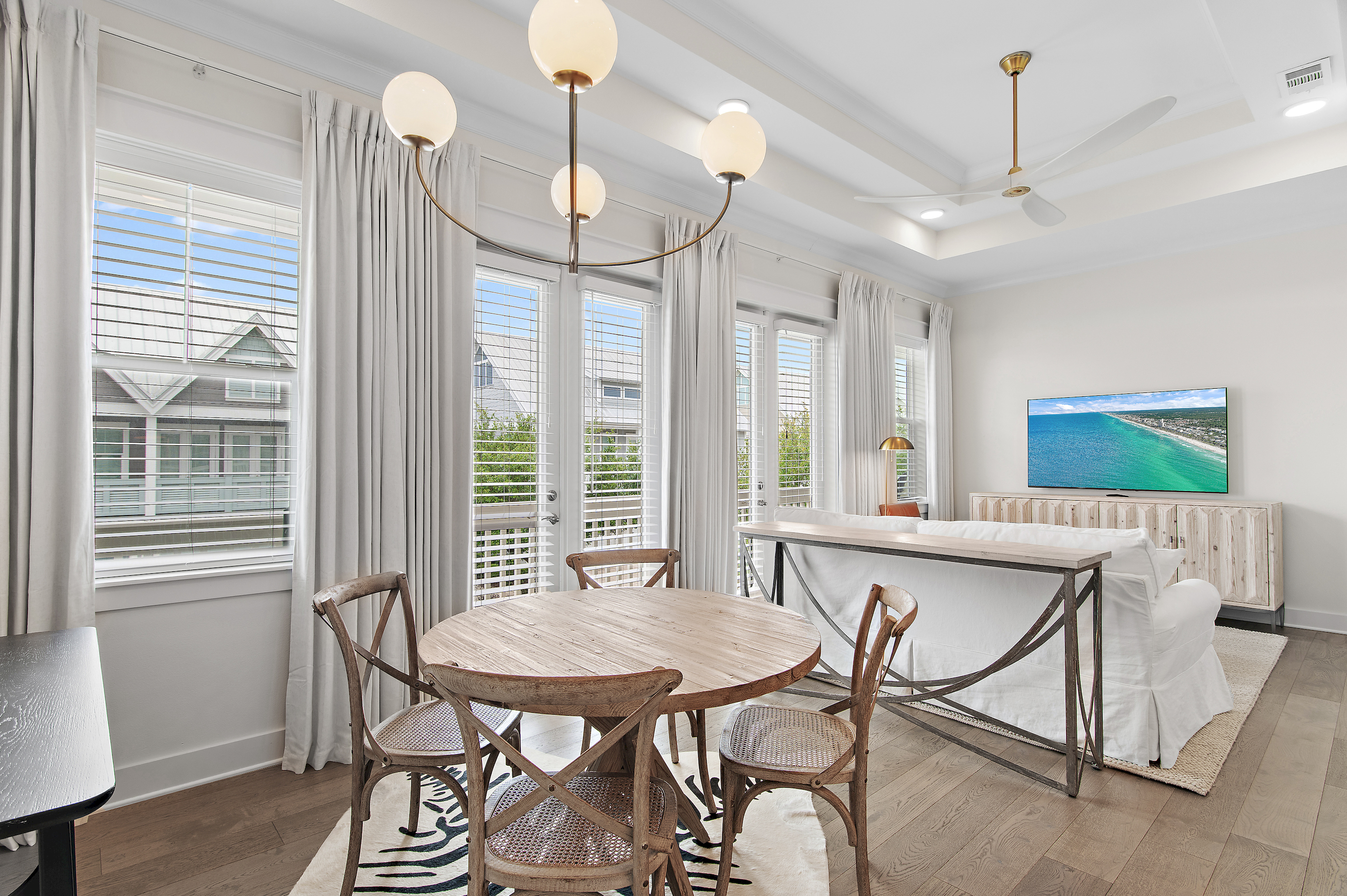 Sitting room and dining nook